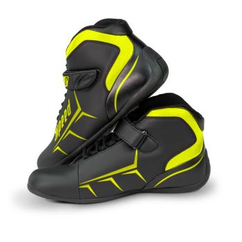 Preview: Kartschuhe ROME 2.0 | schwarz-gelb | Gr. 42